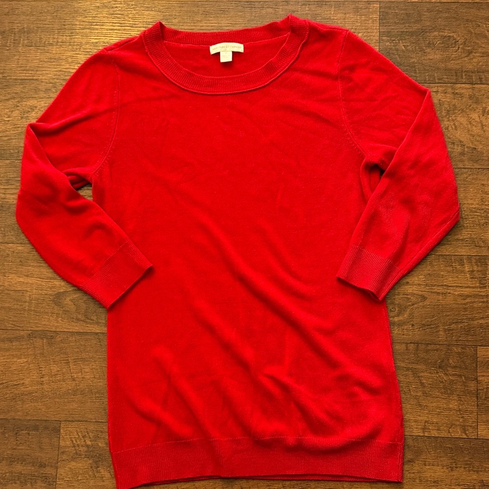 New York & Company Scarlet Crew Neck Sweater